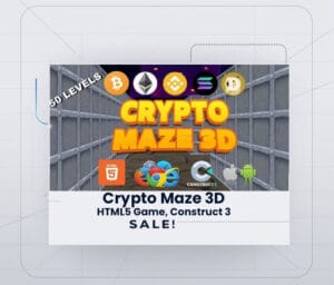 Crypto Maze 3D html5 game