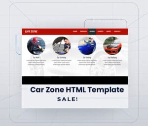 car zone html template