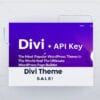 divi theme with api key