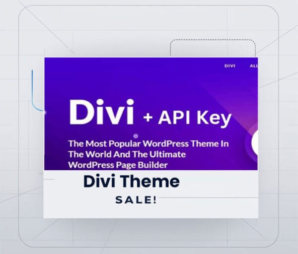 divi theme with api key